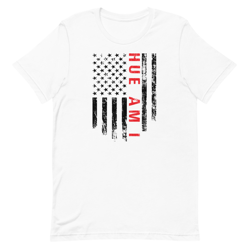 Distressed Vertical Flag T-Shirt